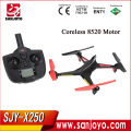 Nuevo XK Alien X250 2.4G 4CH 6 ejes RC Quadcopter Compatible rc helicóptero ROJO CON NEGRO Sin cabeza M motor sin núcleo SJY-X250